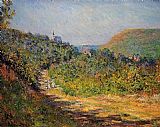 Claude Monet At Les Petit-Dalles painting